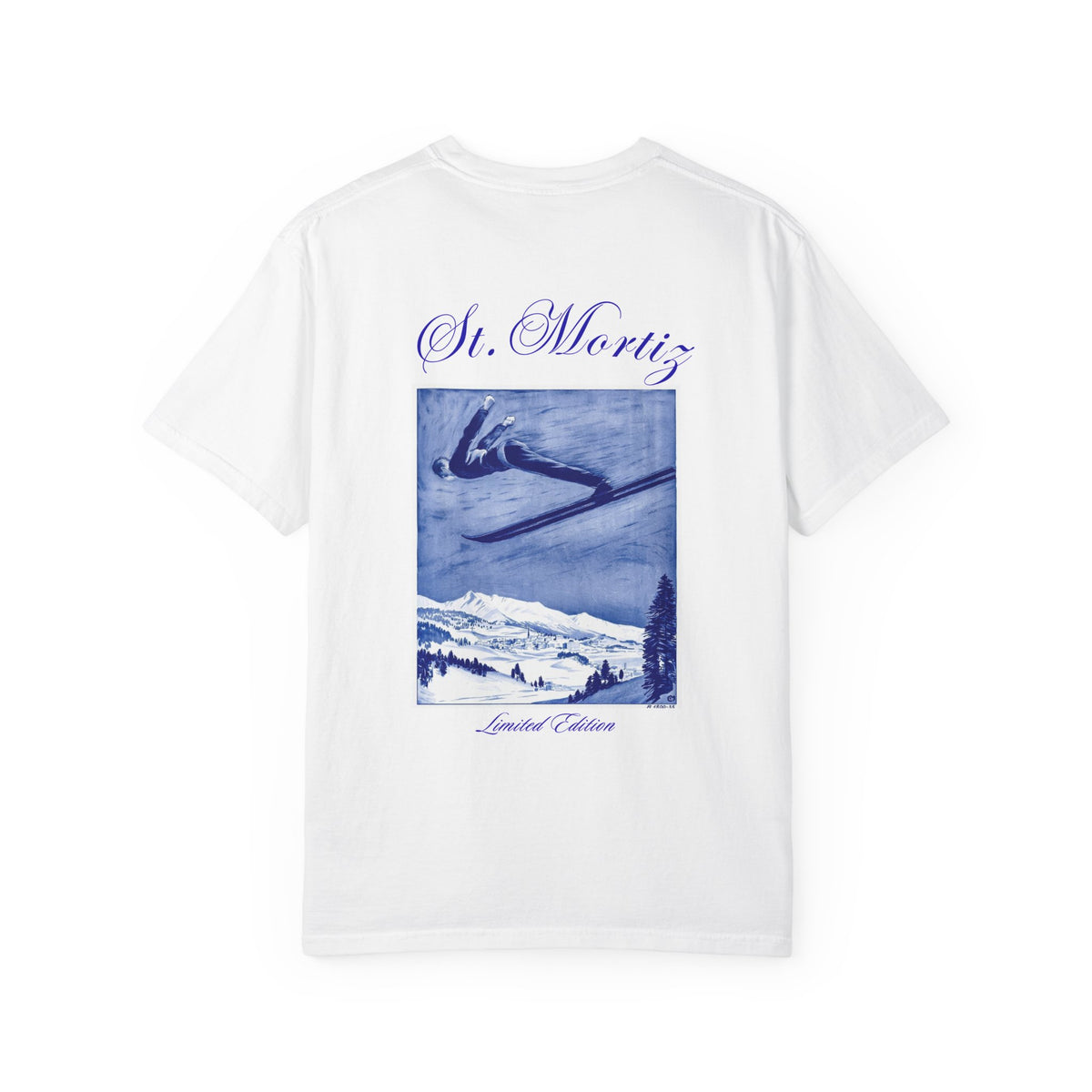 St. Moritz Ski Vintage Poster T-shirt | Limited Edition